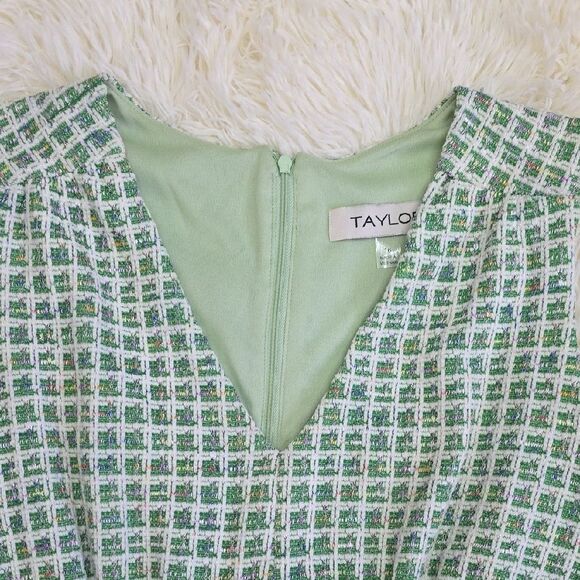 Taylor Green Mutli Color Fit and Flare Mini Dress for Wedding Guest - Picture 5 of 8